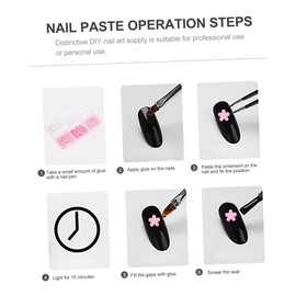 Healeved 5sets Nail Decorations Box of Mixed Flower Charms for Nail Art for DIY Designs and Creative Crafting