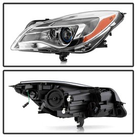 ACANII - For Replacement 2014-2017 Buick Regal Halogen Model Projector Headlight Headlamp Left Driver Side