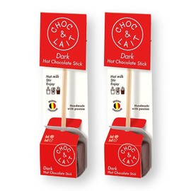 Mo Me Choc & Lait Hot Chocolate Sticks 1.16 oz.X 2 (Dark Chocolate)