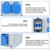 Construction Power Distributor 16A Power Distributor High Current Distributor Wall