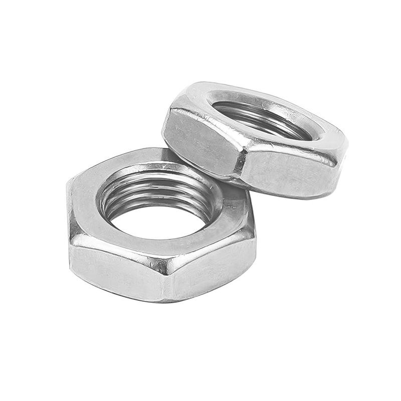 Ctyjia 30 PCS Hex Thin Nuts M5 Locking Nuts, 304