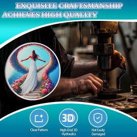 AtSKnSK Flowers All The Way Sobriety Coin - Towards New Life AA Coin, Beautiful NA AA Medallion with Floral Design, Clean Living Recovery Token, Non-Religious Sober Gift for Women