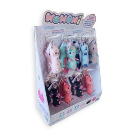 MOMOMI Nice Group Kihoruda Plush Key Ring with Hook 1 Keyring Cat Surprise