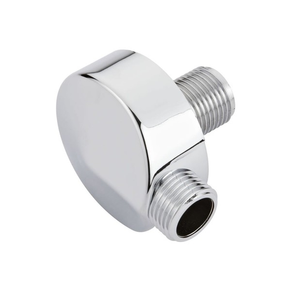 Nuie A3203 Outlet Elbow, Chrome, 53mm, Silver