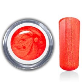 Colour Gel Neon Pearl Watermelon Red Orange UV LED Gel Nail Design Nail Gel Nail Art RM Beautynails Pack of 1 (1 x 5 ml)