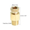 PATIKIL Brass Tube Fitting 6mm Tube OD 1/8 BSP Male