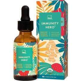 Ned Immunity Hero™ - Organic, Herbal Immune Support Supplement for Adults - Immune Booster with Echinacea and Astralagus