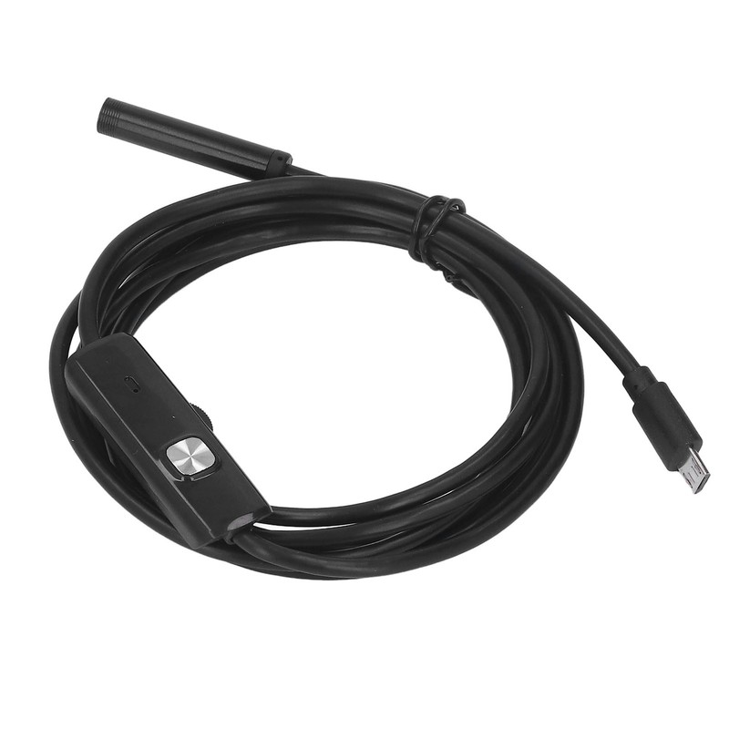 USB Industrial Endoscope with 6 LED Lights 7mm Probe Pipe
