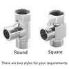 20mm 3 Way T Shaped Water Diverters,Brass Shower Diverter Valve