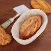 ASelected Oval Bread Rising Basket 25Cm With Scraper Brush Cloth