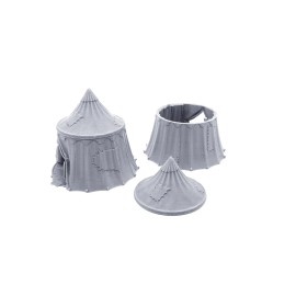 EnderToys Traveler's Camp I by Printable Scenery, 3D Printed Tabletop RPG Scenery 28mm - 28mm