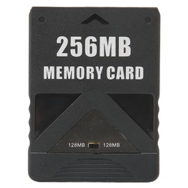 Game Console Memory Card 2 in 1 Plug and Play Stable Memory Card for PS2 Game Console256MB