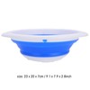 Collapsible Dish Basin, Practical Plastic Basin Folding for Washing Vegetables