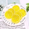 Woohome 30 PCS Fake Lemons Yellow Simulation Lemon Slices Artificial