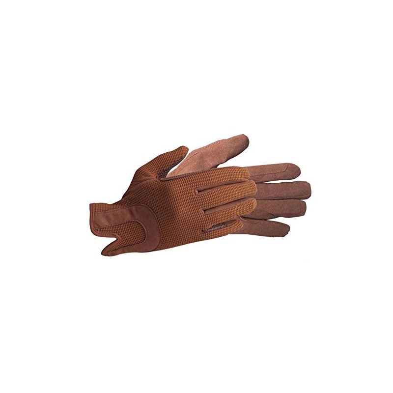 All Day Horse Riding Gloves Ladies Dublin Track Fabric Gloves
