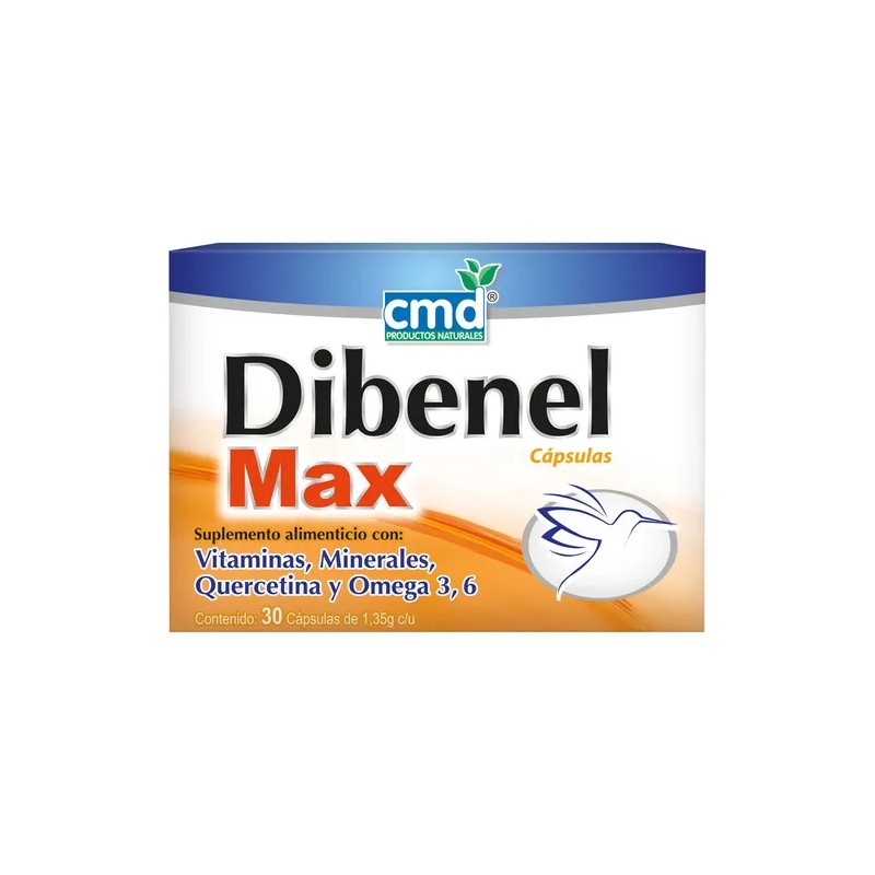 Dibenel Max Multivitaminico Quercitina Omega Cáps Cmd