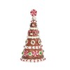 Gingerbread Candy Tree Handpainted 26cm Tall Fully Decorated Table Top