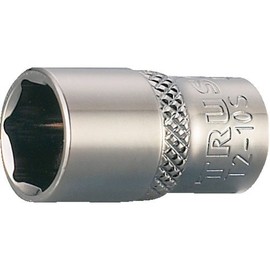 TRUSCO T2-07S Socket, Hexagonal Type, Insertion Angle 0.25 inches (6.35 mm), Opposite Side 0.3 inches (7 mm)