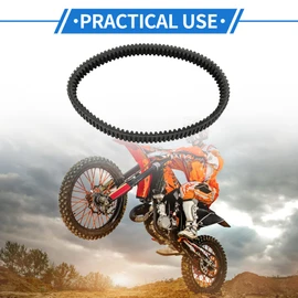 VekAuto Drive Belt Compatible for Segway Snarler ATV6 S & L Engine, Wear-resistant Rubber Fibre Black Powersports V-Belt