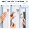 2 Pack Child Safety Door Stopper Anti-Pinch Protector with 3M