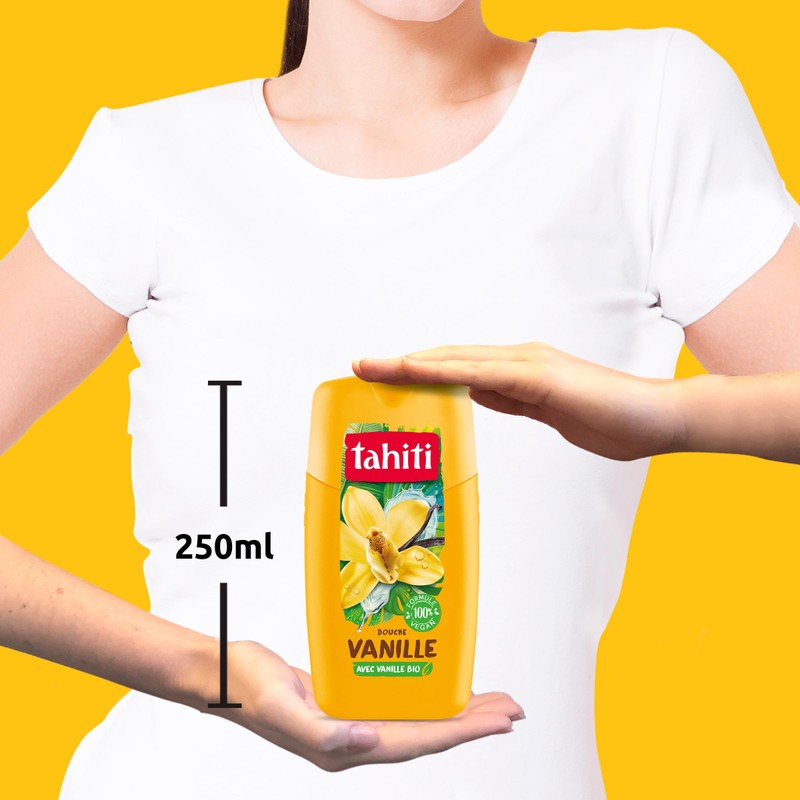 TAHITI - Duschgel, Duft 8 Stunden, Vanille – 250 ml