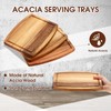 Kigley 10 Pcs Acacia Wood Cutting Boards Bulk for Laser