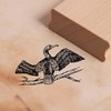Dekolando Motif Stamp Cormoran Sitting on Branch – Stamp Bird
