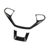 Korlot Carbon Fiber Style Interior Steering Wheel Cover Trim Accessories