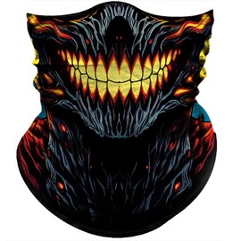 Obacle Skull Face Mask for Men Women Dust Wind Sun Protection Rave Festival Riding