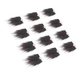 Gadpiparty 12 Sets DIY Faux Fur Beard Props of Shaggy Gnome Beards for Crafting for Cosplay Parties and Holiday Decor Enhance Your Gnome Making Projects with Easy to Use Accessories