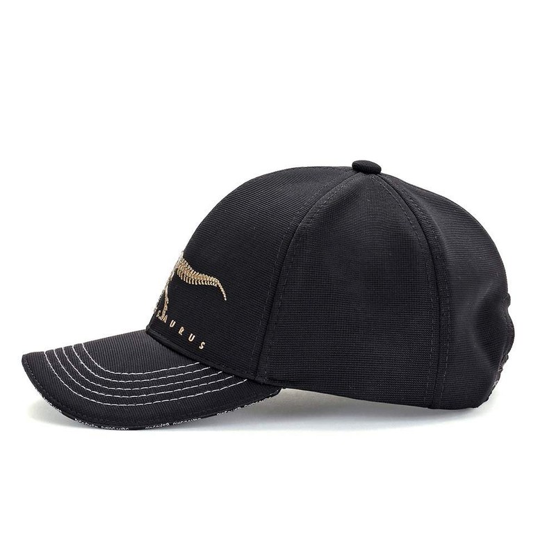 Carolata Tyrannosaurus Bones Sports Cap (Black, One Size) Dinosaur Skeleton