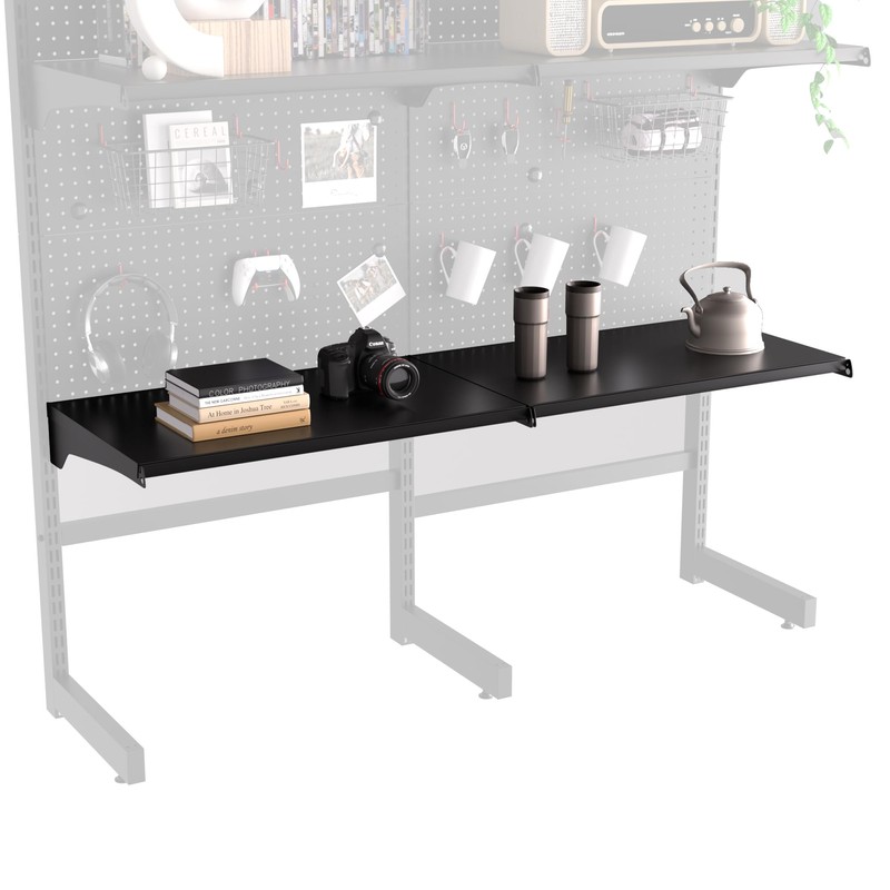 JWX Shelf Set *2, Suitable Pegboard Standing Shelf Unit
