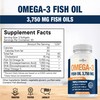 Triple Strength Omega 3 Fish Oil 3750 mg - EPA