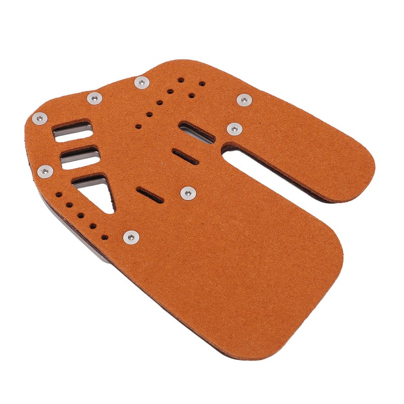 Leather Archery Finger Tab Protect Guard Recurve Bow Protector Shooting