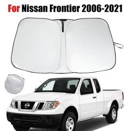 Unbranded Car Front Windshield Sun Shade UV Block Window Cover For 2006-21 Nissan Frontier