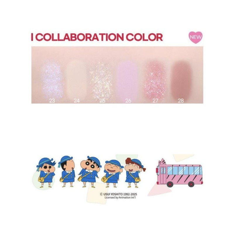 COLORGRAM Single Cube Eyeshadow 1.7~1.8g [COLORGRAM X SHINCHAN Limited Special],