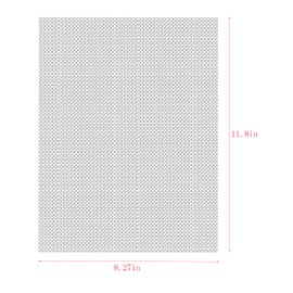 8 Pack 11.8 X 8.27 Inch Wire Mesh - 20 Mesh 304 Stainless Steel Wire Mesh, for DIY Projects, Filters, Cages, Gardens, Vents, Window Screens, Easy to Cut, Sturdy and Durable, Never Rust