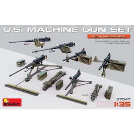 MiniArt ASSEMBLY KIT COMPATIBLE WITH U.S. MACHINE GUN SET KIT 1:35 MIN37047