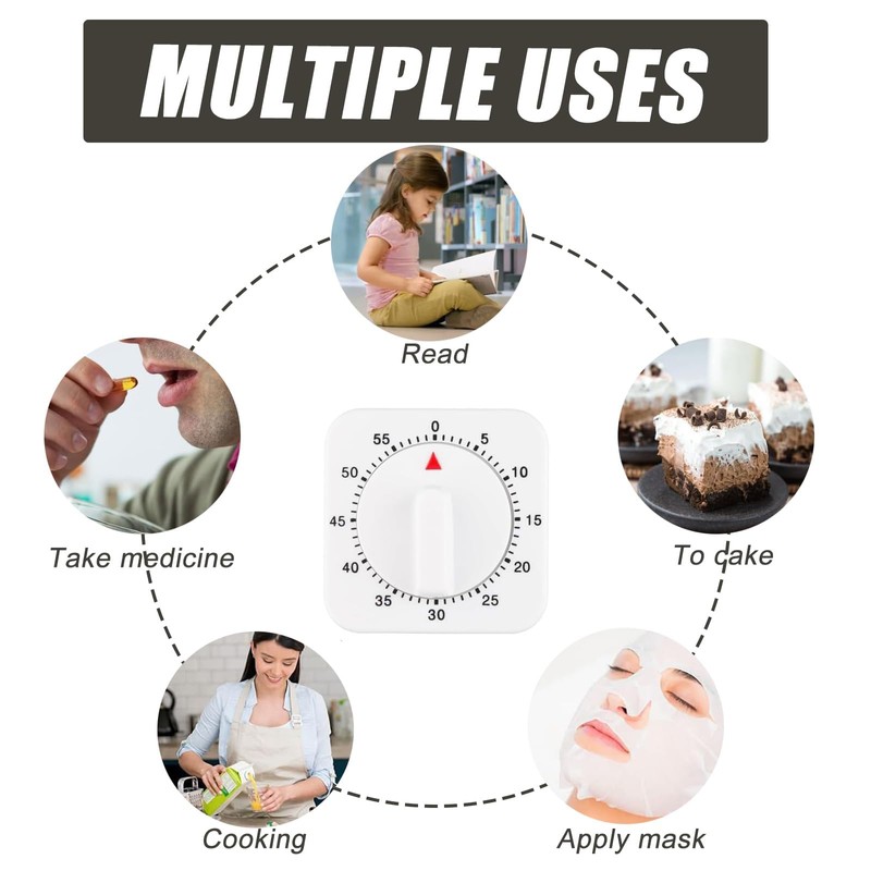 Short-Term Countdown Timer, 60-Minute Kitchen Timer, kitchen timers for cooking,