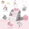 Folding Kids Step Stool for Bathroom and Potty Training,Anti-Slip, Anti-Tip