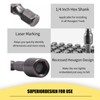 YXQ 5/16 Nut Driver Magnetic Power 8mm Socket Adapter Drill