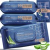 XL Aloe Vera Shower Body Wipes for Adults 8" x