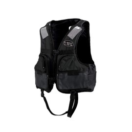 Ocean Fishing Life Jacket, BW-2003 Type, New Standard Product, Ship Inspection Compatible, Ministry of Transportation Certified, Type D Certified, Cherry Blossom Mark (Black)