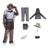 Premium 5-Piece Mosquito Suit-Jacket With Hood/Pants/Mitts/Gift Bag/Tape Measure-Full Body Protection