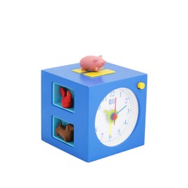 KOOKOO KidsAlarm Blau, Kinderwecker mit 5 Bauernhoftieren und echten Aufnahmen