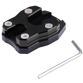 ISEFUJI Universal Universal Bike Side Stand Plate Kickstand Plate for PCX 125 150 160 All Years (Black)