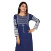 Maple Clothing Kurtis indio para mujer, túnica larga de seda