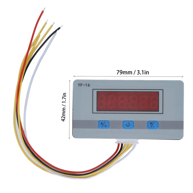 Natudeco Digital Counter 1‑999999 Auto Detection Tally Digital Display Counter