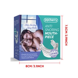 Anti Snoring Devices, Anti-Snoring Mouth Guard, Instant Snoring Solution for Men and Women, Reusable Anti Snoring Mouthpiece, Comfortable & Safe for All Mouths