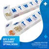 MEDca Weekly Pill Organizer, 7-Day Pill Planner Extra Large